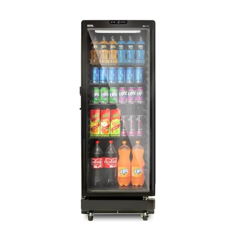 Refrigerador Expositor Vertical EOS 231 Litros Eco Gelo Digital All Black Preto 127v