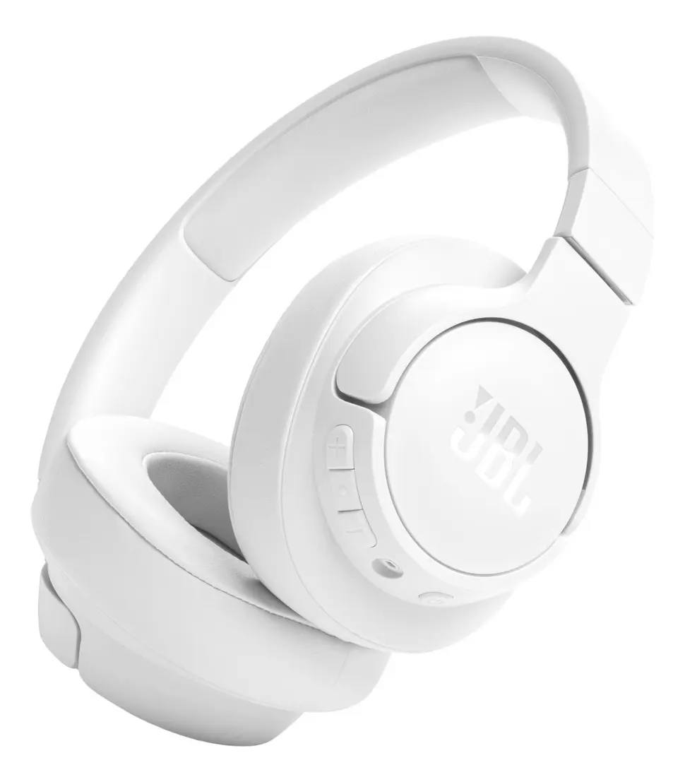 Fone De Ouvido Bluetooth Jbl Tune 720bt nas cores (Branco, Preto, Azul e Creme) Dobrável
