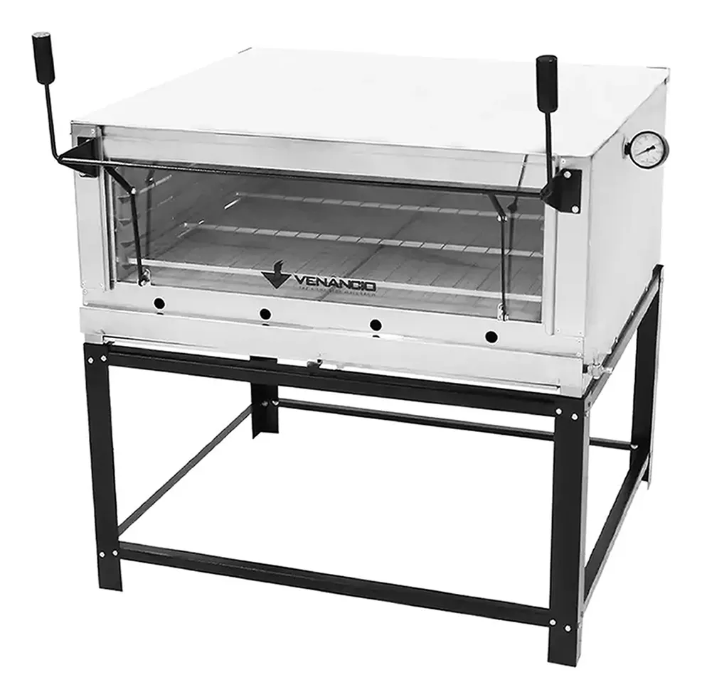 Forno De Lastro A Gás 300ºc 1 Câmara Firi-110 Venâncio CINZA 220v