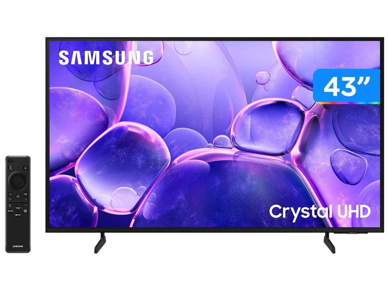 SMART TV SAMSUNG  43 POLEGADAS CRISTAL UHD 4K U8600F